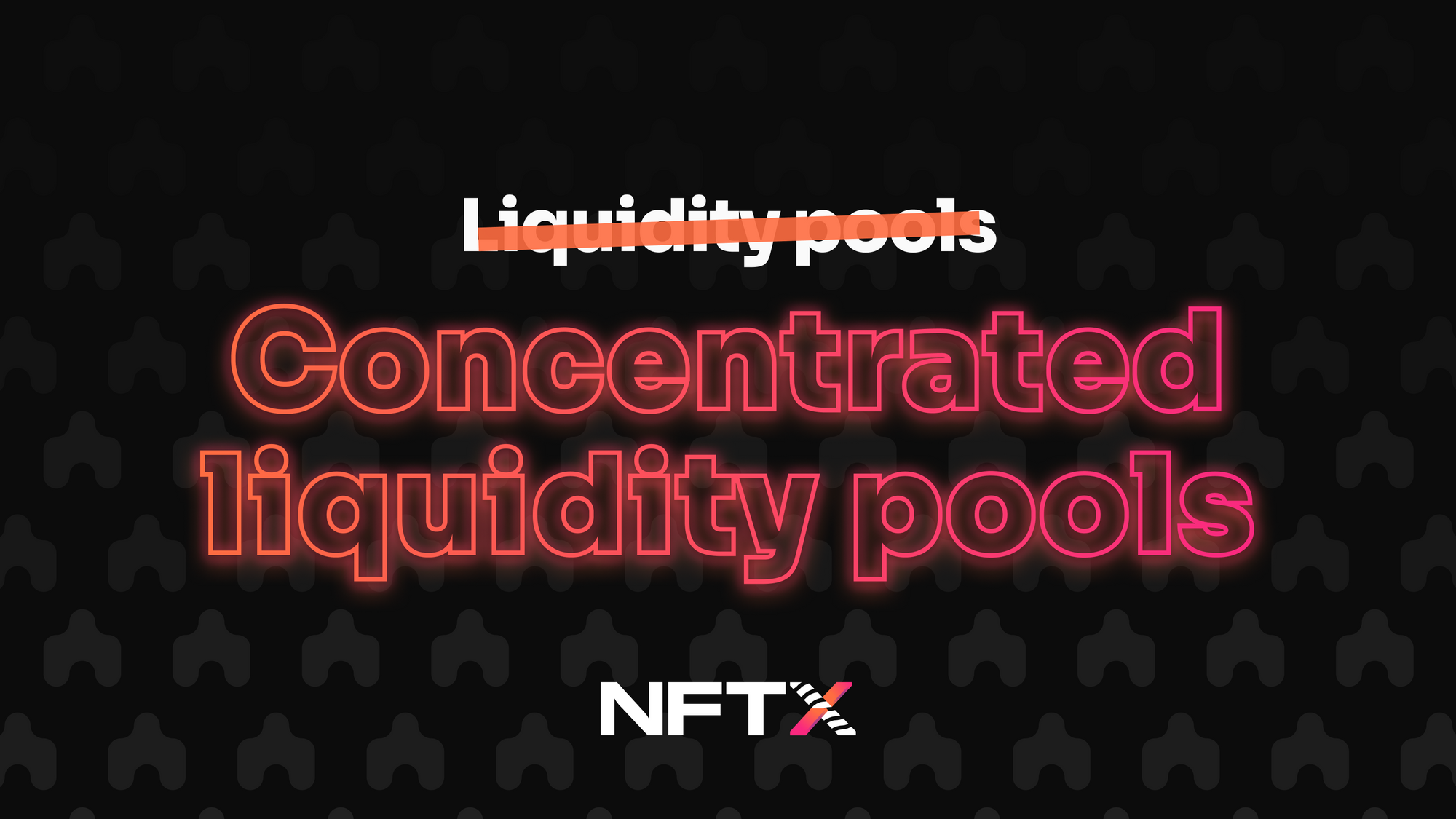Banner about creating concentrated liquidity pools